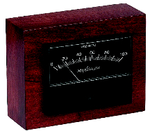 INDICATOR WINDSPEED SIROCCO MAHOGANY BLK DIAL - Weather Instrument